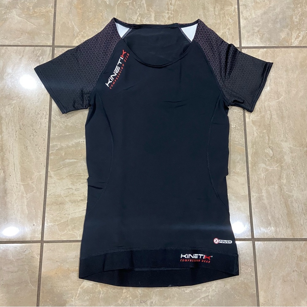 Kinetik Compression Gear X Power Black Short Sleeve Shirt